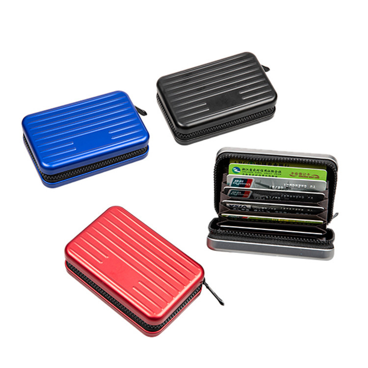 지퍼가 달린 알루미늄 카드 지갑은 일상적인 카드 보안과 정리를 어떻게 향상합니까?